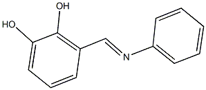 3-[(phenylimino)methyl]-1,2-benzenediol Struktur