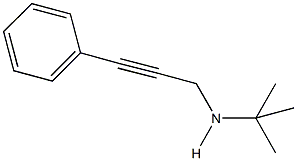 N-(tert-butyl)-N-(3-phenyl-2-propynyl)amine Struktur