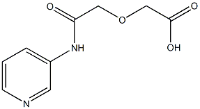 [2-oxo-2-(3-pyridinylamino)ethoxy]acetic acid Struktur