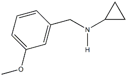 N-cyclopropyl-N-(3-methoxybenzyl)amine Struktur