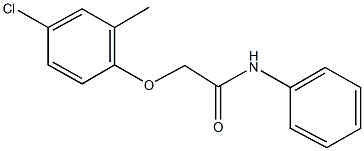 2-(4-chloro-2-methylphenoxy)-N-phenylacetamide Struktur