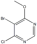 5-bromo-6-chloropyrimidin-4-yl methyl ether Struktur