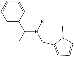 N-[(1-methyl-1H-pyrrol-2-yl)methyl]-N-(1-phenylethyl)amine Struktur