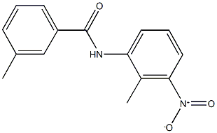 N-{3-nitro-2-methylphenyl}-3-methylbenzamide Struktur