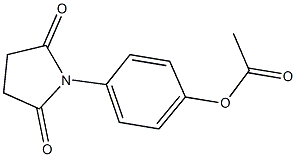 4-(2,5-dioxo-1-pyrrolidinyl)phenyl acetate Struktur