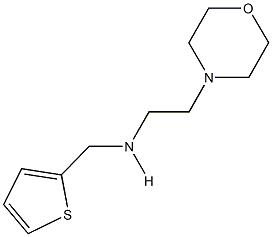 N-[2-(4-morpholinyl)ethyl]-N-(2-thienylmethyl)amine Struktur