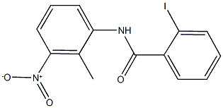 N-{3-nitro-2-methylphenyl}-2-iodobenzamide Struktur