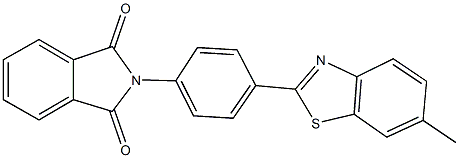 2-[4-(6-methyl-1,3-benzothiazol-2-yl)phenyl]-1H-isoindole-1,3(2H)-dione Struktur