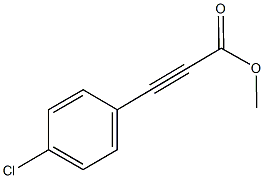 methyl 3-(4-chlorophenyl)-2-propynoate Struktur