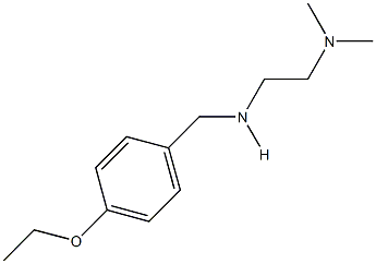 N-[2-(dimethylamino)ethyl]-N-(4-ethoxybenzyl)amine Struktur