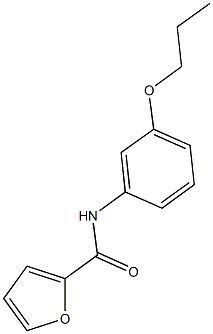 N-(3-propoxyphenyl)-2-furamide Struktur