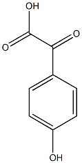 4-Hydroxyphenyloxoacetic acid Struktur