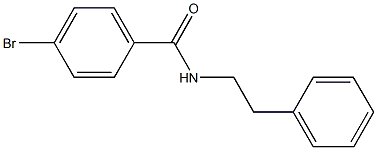 4-bromo-N-(2-phenylethyl)benzamide Struktur