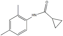 N-(2,4-dimethylphenyl)cyclopropanecarboxamide Struktur