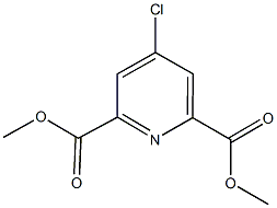 dimethyl 4-chloro-2,6-pyridinedicarboxylate Struktur