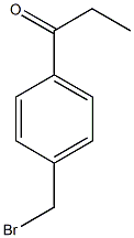 1-[4-(bromomethyl)phenyl]-1-propanone Struktur