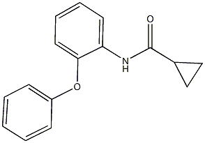 N-(2-phenoxyphenyl)cyclopropanecarboxamide Struktur