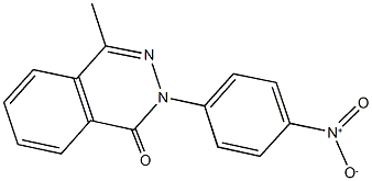 2-{4-nitrophenyl}-4-methyl-1(2H)-phthalazinone Struktur