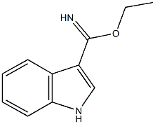 ethyl 1H-indole-3-carboximidoate Struktur