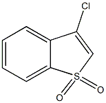 3-chloro-1-benzothiophene 1,1-dioxide Struktur