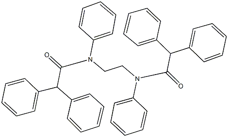 N-{2-[(diphenylacetyl)anilino]ethyl}-N,2,2-triphenylacetamide Struktur