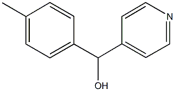 (4-methylphenyl)(4-pyridinyl)methanol Struktur