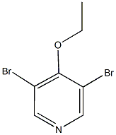 3,5-dibromopyridin-4-yl ethyl ether Struktur