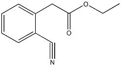 ethyl (2-cyanophenyl)acetate Struktur