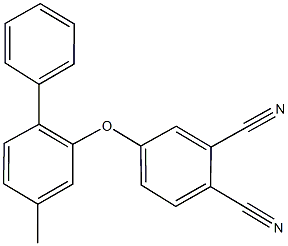 4-[(4-methyl[1,1'-biphenyl]-2-yl)oxy]phthalonitrile Struktur