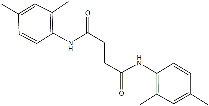 N~1~,N~4~-bis(2,4-dimethylphenyl)succinamide Struktur