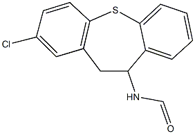 2-chloro-10,11-dihydrodibenzo[b,f]thiepin-10-ylformamide Struktur