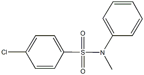 4-chloro-N-methyl-N-phenylbenzenesulfonamide Struktur