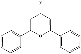 2,6-diphenyl-4H-pyran-4-thione Struktur