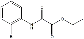 ethyl (2-bromoanilino)(oxo)acetate Struktur