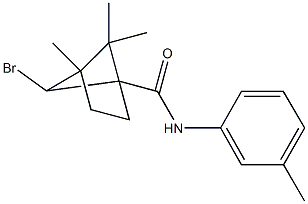 6-bromo-4,5,5-trimethyl-N-(3-methylphenyl)bicyclo[2.1.1]hexane-1-carboxamide Struktur