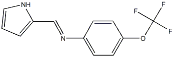 N-(1H-pyrrol-2-ylmethylene)-N-[4-(trifluoromethoxy)phenyl]amine Struktur