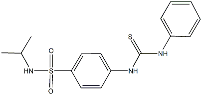 4-[(anilinocarbothioyl)amino]-N-isopropylbenzenesulfonamide Struktur