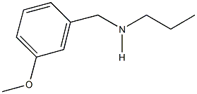 N-(3-methoxybenzyl)-N-propylamine Struktur