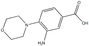 3-amino-4-(4-morpholinyl)benzoic acid Struktur