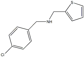 N-(4-chlorobenzyl)-N-(2-thienylmethyl)amine Struktur