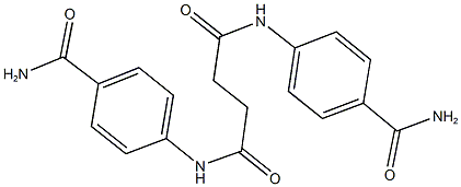 N~1~,N~4~-bis[4-(aminocarbonyl)phenyl]succinamide Struktur