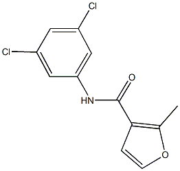 N-(3,5-dichlorophenyl)-2-methyl-3-furamide Struktur