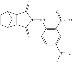 4-{2,4-bisnitroanilino}-4-azatricyclo[5.2.1.0~2,6~]dec-8-ene-3,5-dione Struktur