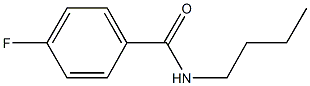 N-butyl-4-fluorobenzamide Struktur