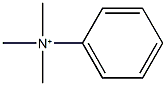 N,N,N-trimethylbenzenaminium Struktur