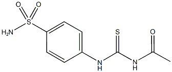 4-{[(acetylamino)carbothioyl]amino}benzenesulfonamide Struktur