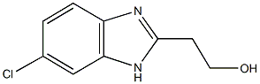 2-(6-chloro-1H-benzimidazol-2-yl)ethanol Struktur