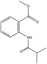 methyl 2-(isobutyrylamino)benzoate Struktur