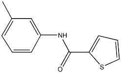 N-(3-methylphenyl)-2-thiophenecarboxamide Struktur