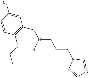 N-(5-chloro-2-ethoxybenzyl)-N-[3-(1H-imidazol-1-yl)propyl]amine Struktur